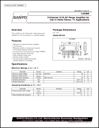 Click here to download LA4282 Datasheet