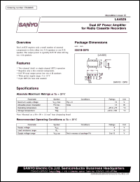 Click here to download LA4525 Datasheet