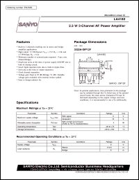 Click here to download LA4182 Datasheet