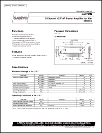 Click here to download LA4700N Datasheet