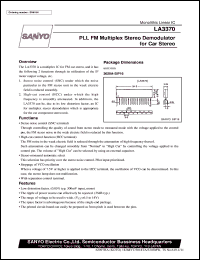 Click here to download LA3370 Datasheet