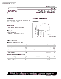 Click here to download LA7976 Datasheet