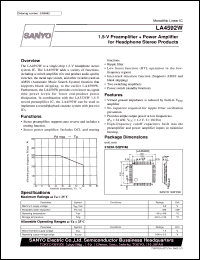 Click here to download LA4592 Datasheet