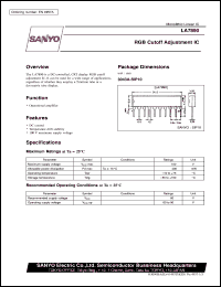 Click here to download LA7890 Datasheet