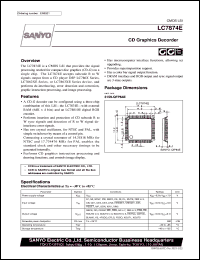 Click here to download LC7874E Datasheet