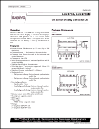 Click here to download LC74785M Datasheet