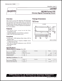 Click here to download LA7337 Datasheet