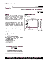 Click here to download LC72323 Datasheet