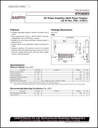 Click here to download STK4030V Datasheet