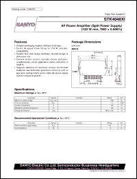 Click here to download STK4046 Datasheet