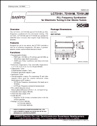 Click here to download LC72191 Datasheet