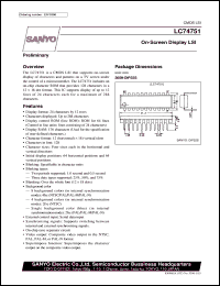 Click here to download LC74751 Datasheet
