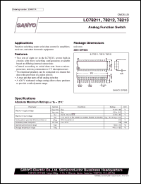 Click here to download LC78212 Datasheet