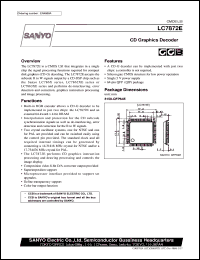 Click here to download LC7872E Datasheet