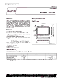 Click here to download LC79400D Datasheet