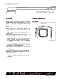 Click here to download LC78711E Datasheet