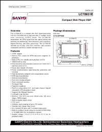 Click here to download LC78631E Datasheet