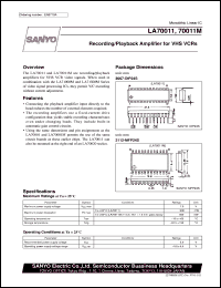 Click here to download LA70011M Datasheet
