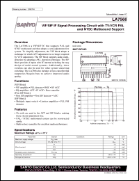 Click here to download LA7566 Datasheet