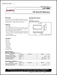 Click here to download LA7160M Datasheet