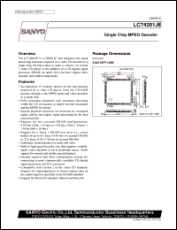 Click here to download LC74201JE Datasheet