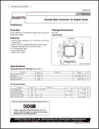 Click here to download LC78845Q Datasheet