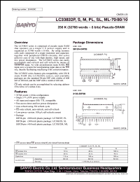 Click here to download LC33832PL-70 Datasheet