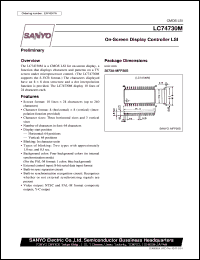Click here to download LC74730 Datasheet