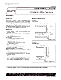 Click here to download LE28FV4001T-20 Datasheet