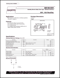 Click here to download SB100-05 Datasheet