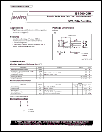 Click here to download SB200-05H Datasheet