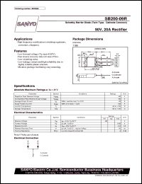 Click here to download SB200-09R Datasheet