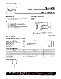 Click here to download SB250-09R Datasheet