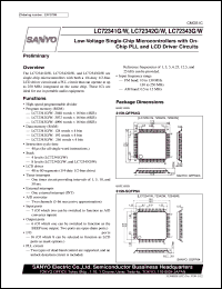 Click here to download LC72341W Datasheet