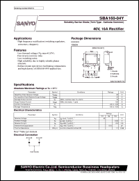 Click here to download SBA160-04Y Datasheet