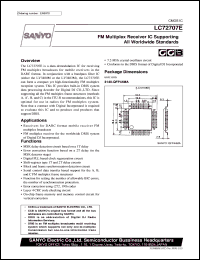 Click here to download LC72707 Datasheet