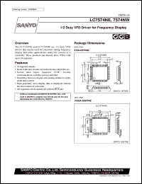 Click here to download LC7574NW Datasheet