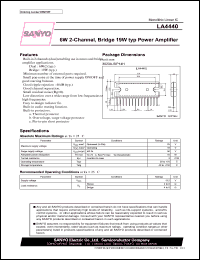 Click here to download LA4440 Datasheet