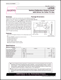 Click here to download LA7835 Datasheet