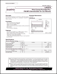 Click here to download LA3375 Datasheet
