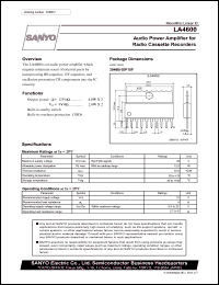Click here to download LA4600 Datasheet