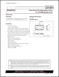 Click here to download LB11997H Datasheet