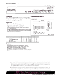 Click here to download LA3376 Datasheet
