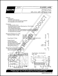 Click here to download LA4498 Datasheet