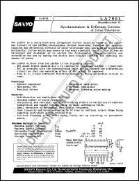 Click here to download LA7801 Datasheet