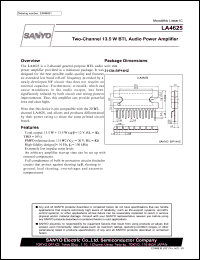 Click here to download LA4625 Datasheet
