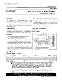 Click here to download LA4663 Datasheet