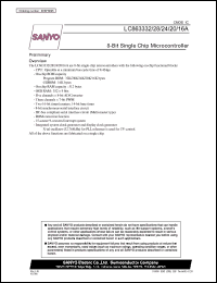Click here to download LC863324 Datasheet