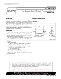 Click here to download STK402-070 Datasheet