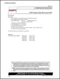 Click here to download LC866524 Datasheet